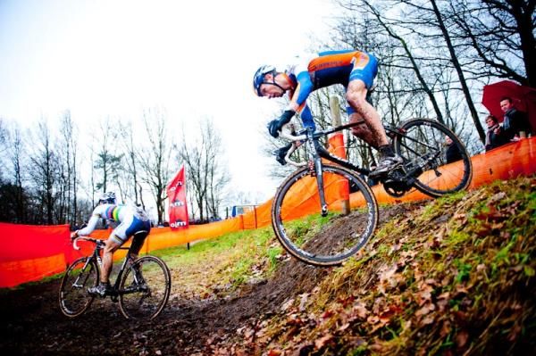 Lars Van Der Haar, the U23 world champion in Rucphen