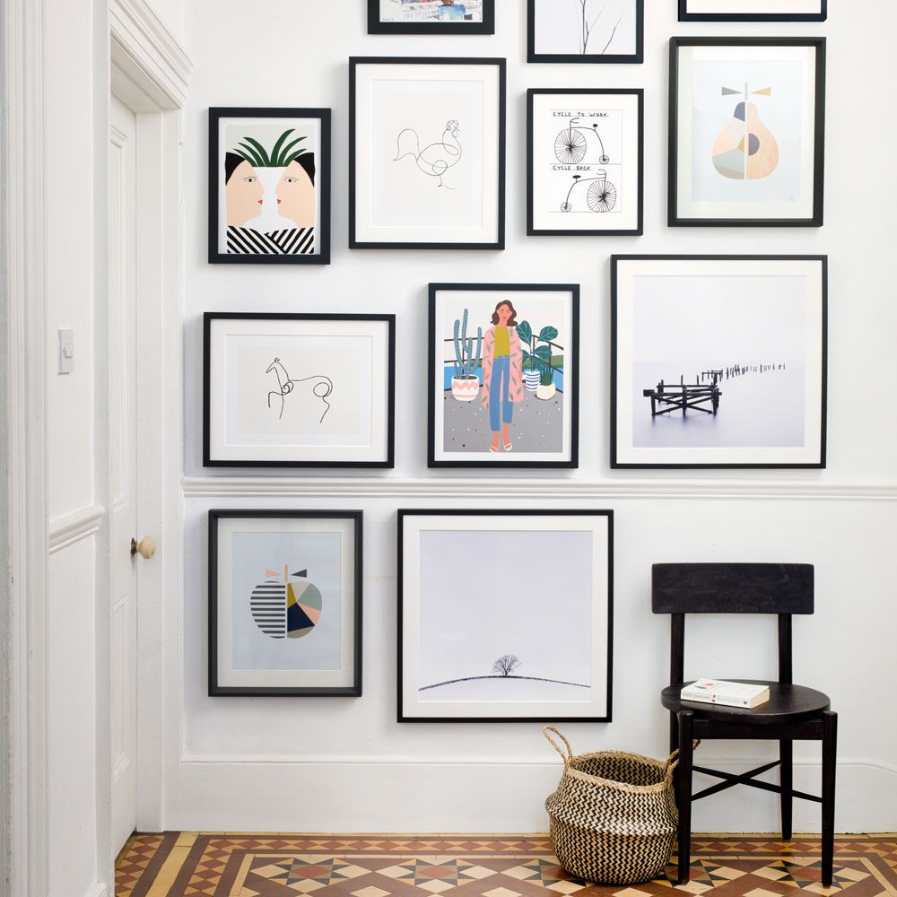 Gallery wall ideas: 19 ways to plan and display artwork in any room | Ideal  Home