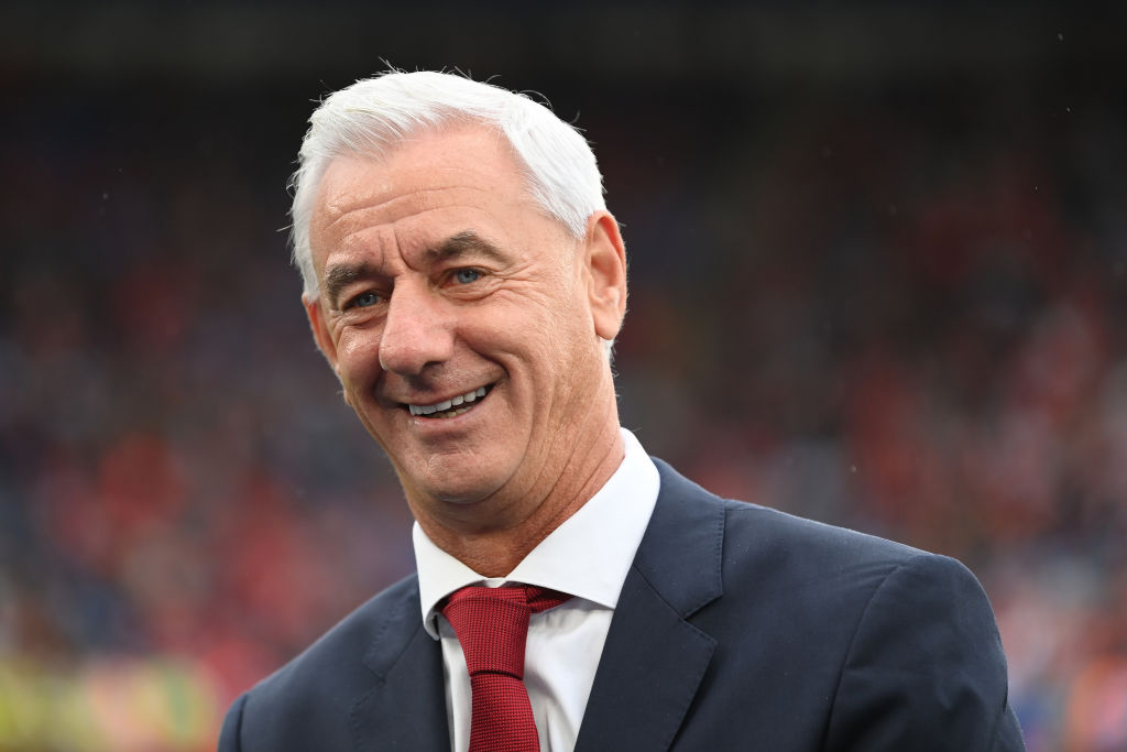 Ian Rush looks on during the The FA Community Shield between Manchester City and Liverpool at The King Power Stadium on July 30, 2022 in Leicester, England.