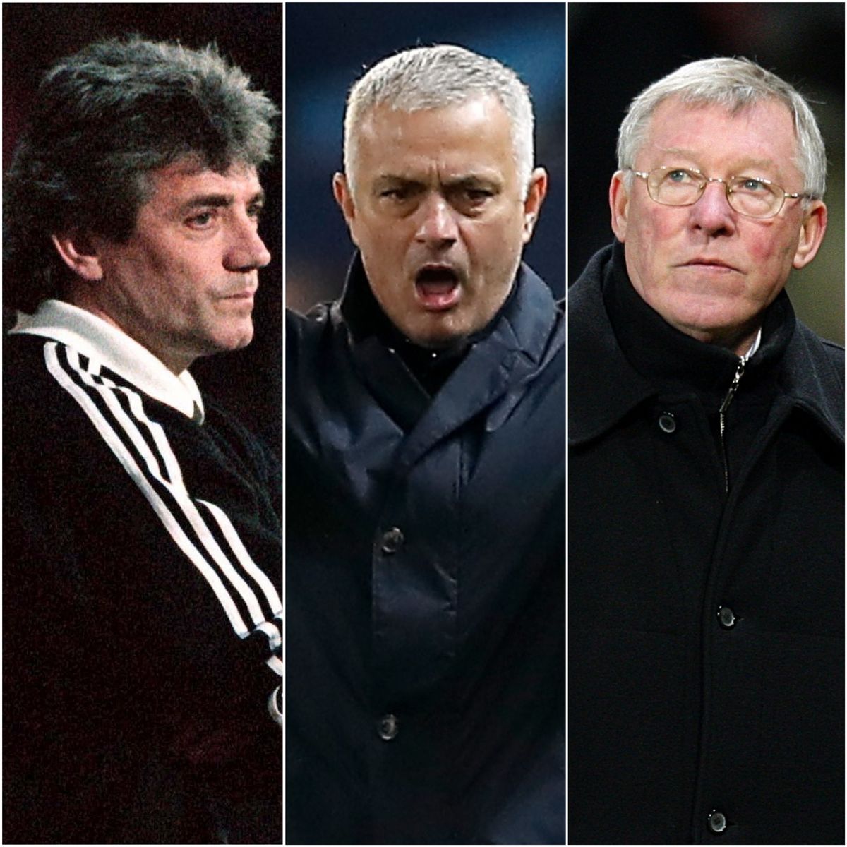 Keegan Mourinho Ferguson