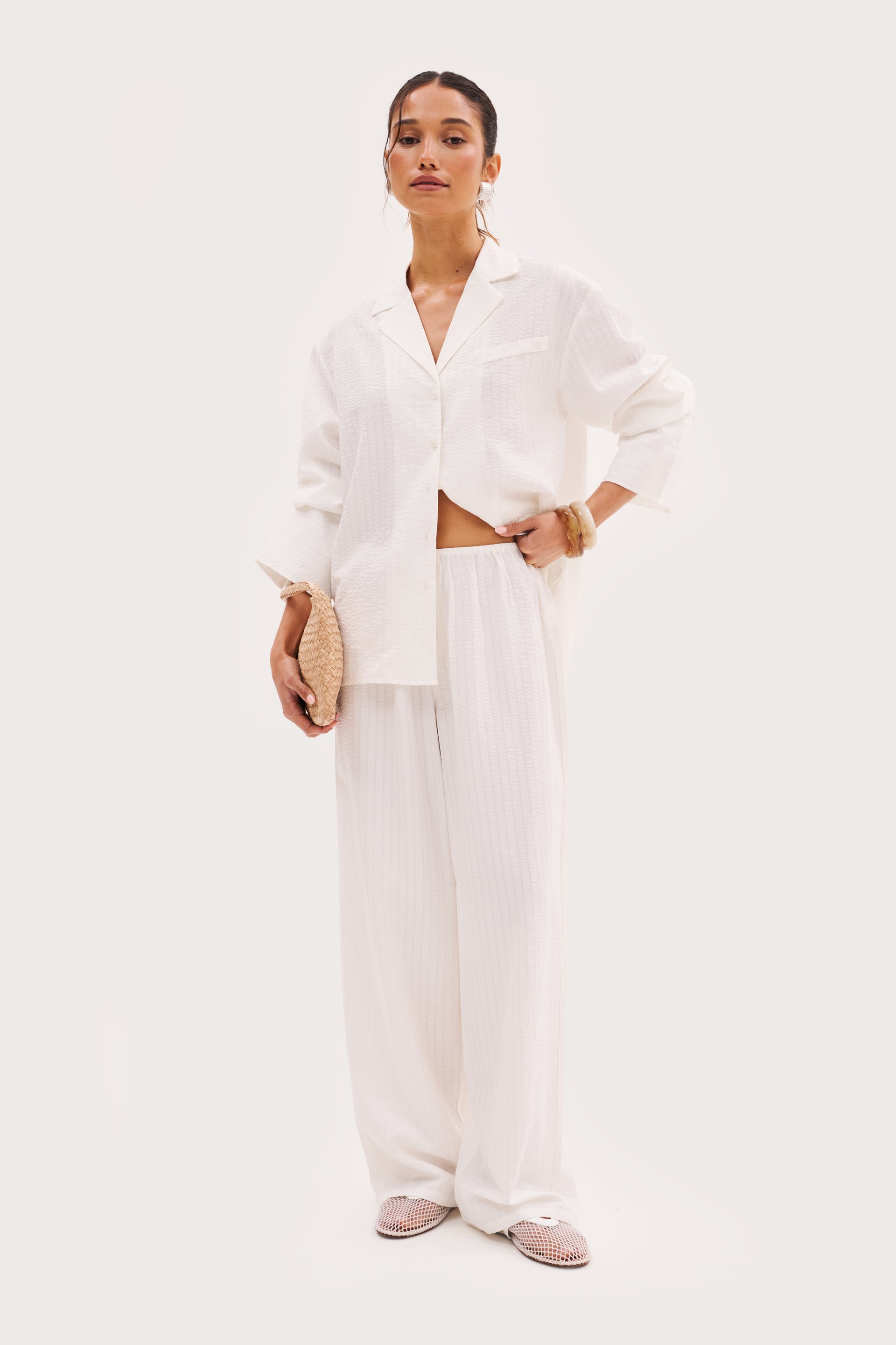 Amalfi Pants - White - Uk 4