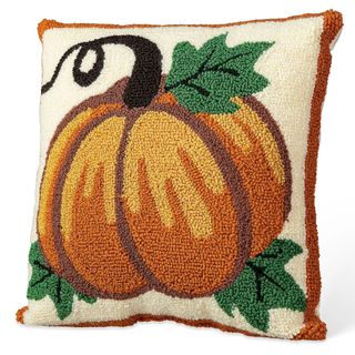 Pumpkin throw pillow