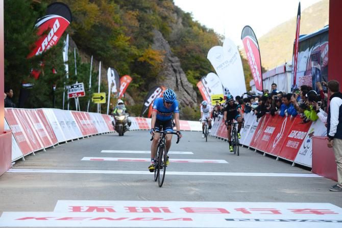 Dan Martin (Garmin-Sharp) cross the line with disappointment
