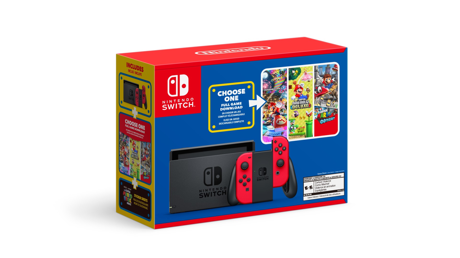 Nintendo switch hot sale v2 mario