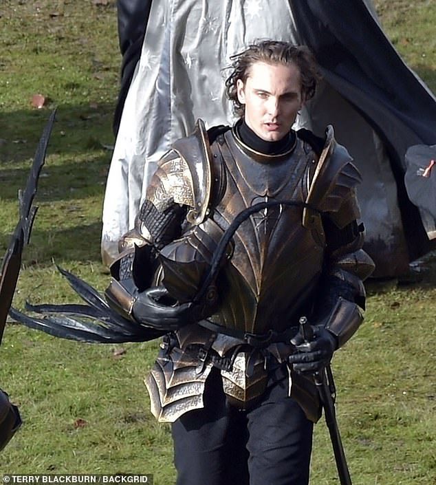 Eamon Farren as Cahir in his new armor