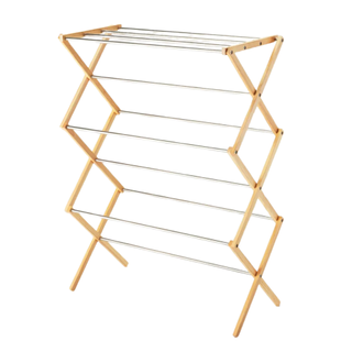 Brightroom Rubber Wood and Stainless Steel Drying Rack from Target