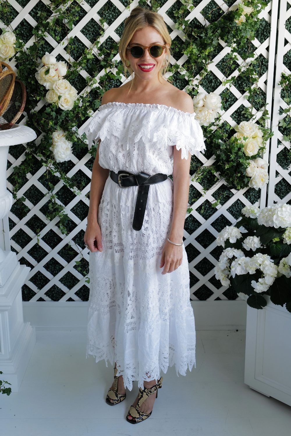 What to wear to Wimbledon, according to celebrities: Sienna Miller