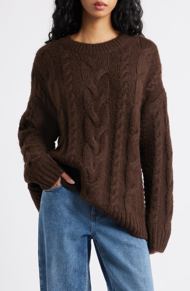 Oversize Cozy Cable Sweater