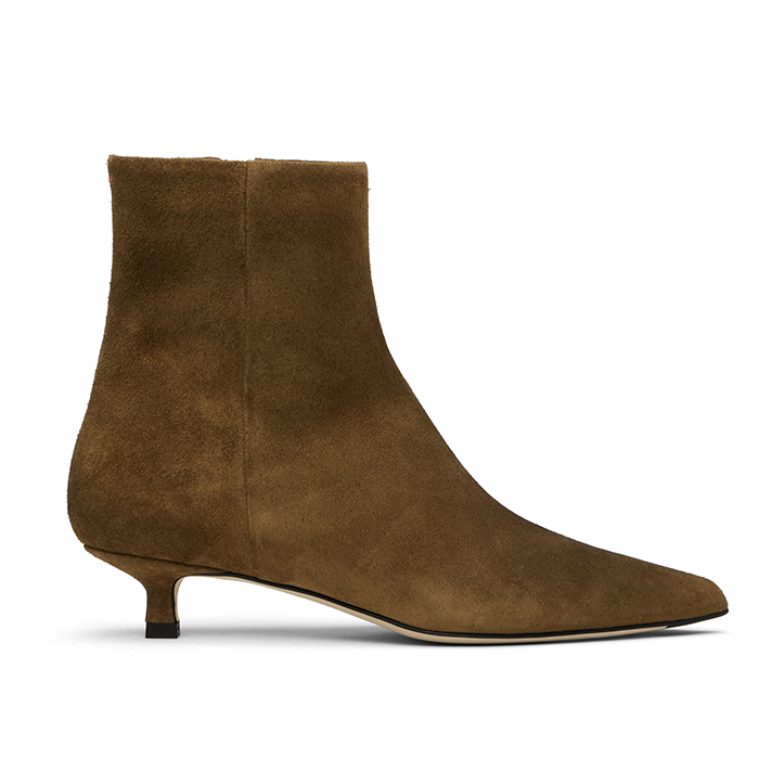 Aeyde, Tan Sofie Suede Ankle Boots