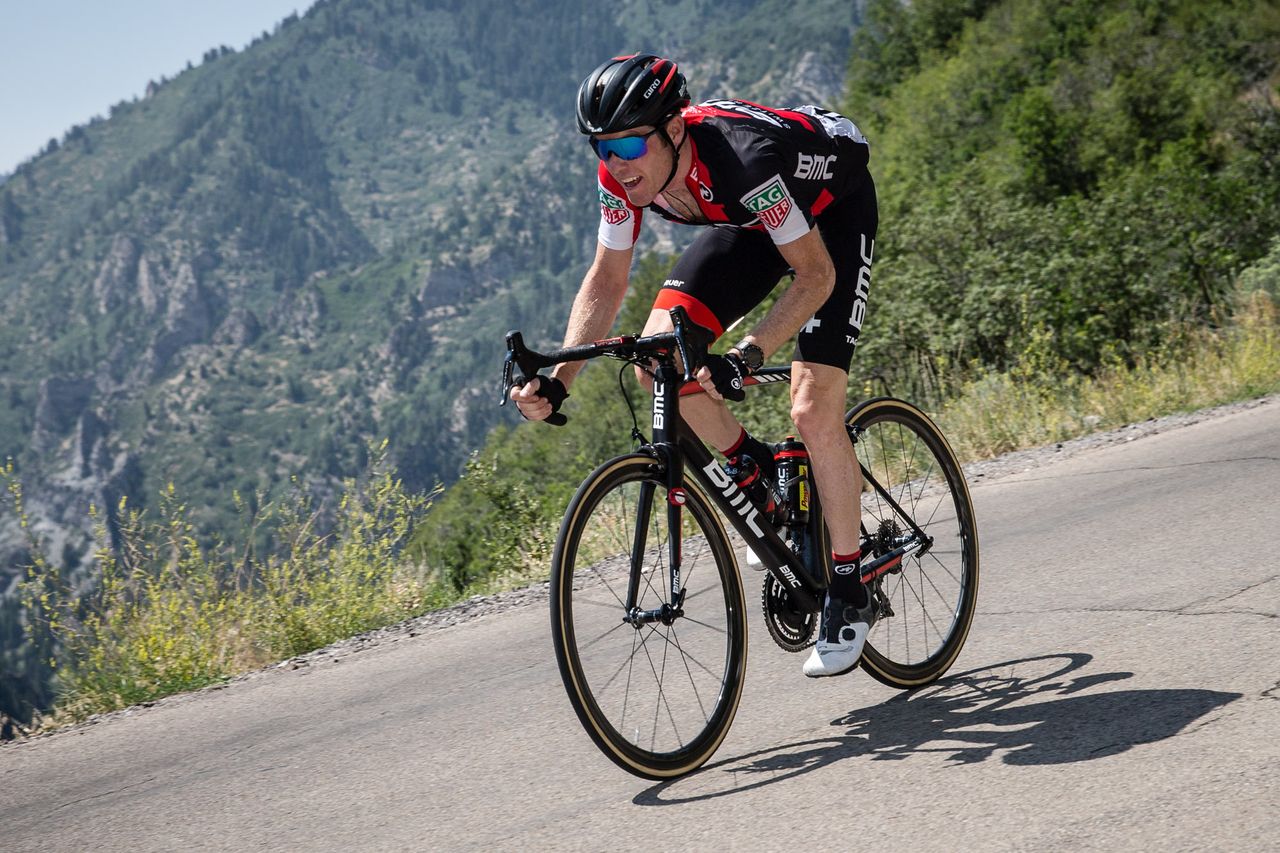 Brent Bookwalter ron the attack during stage 6 at the Tour of Utah