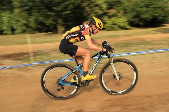 Mariske Strauss (Team Contego 28E) showed total dominance in the women's race in Pietermaritzburg