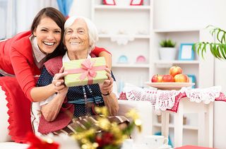 Christmas nursing home visit