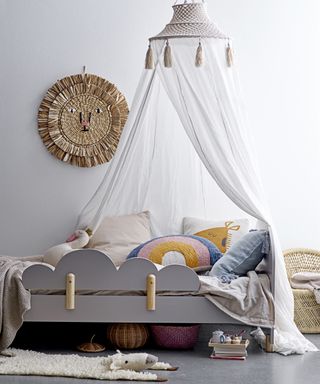 Bloomingville Nihla bed with canopy by Sweetpea and Willow