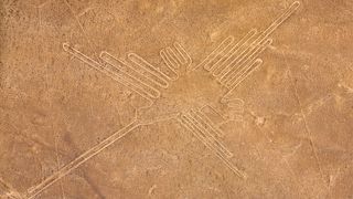 An aerial view of the Nazca Lines