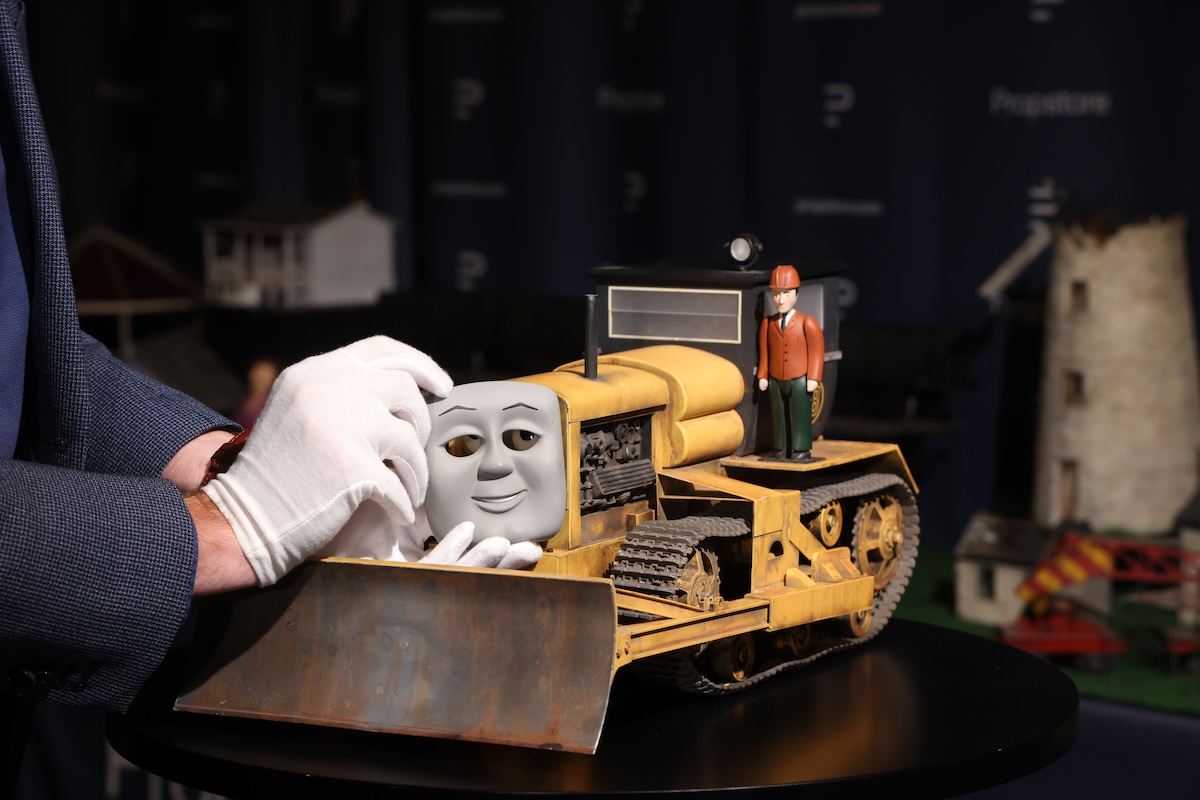 You can now own one of the original Thomas the Tank Engine props