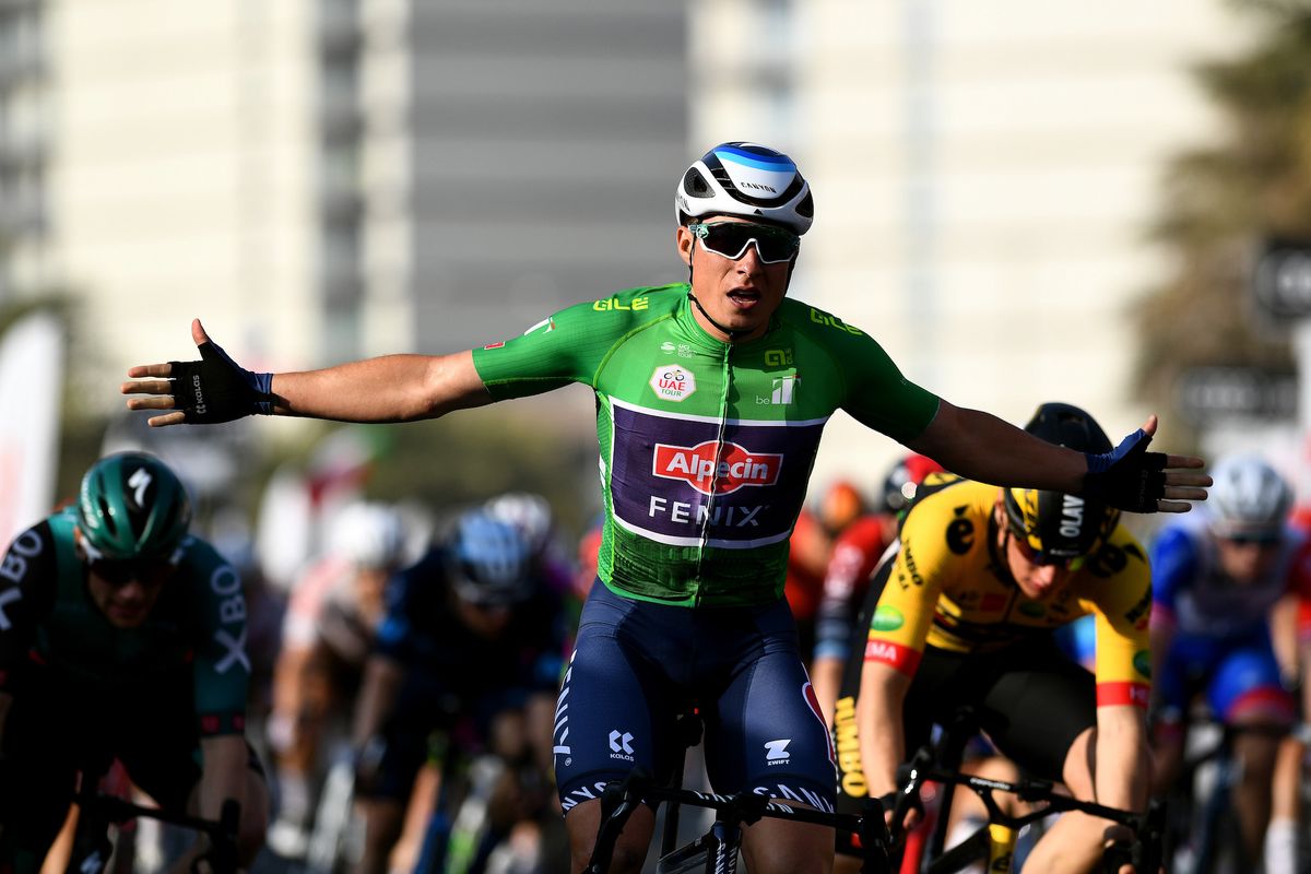 Jasper Philipsen sprints to victory on stage five of UAE Tour | Cycling ...