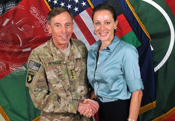 Gen. David Petraeus and his biographer Paula Broadwell 