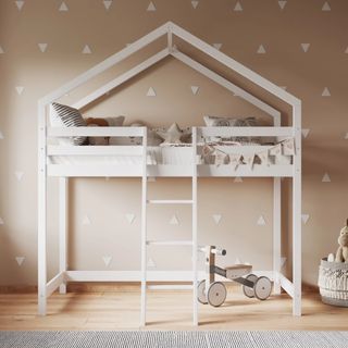 Bed Kingdom Flair Nook House Midsleeper Wooden Bed