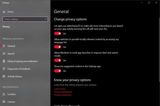 Microsoft Privacy Settings