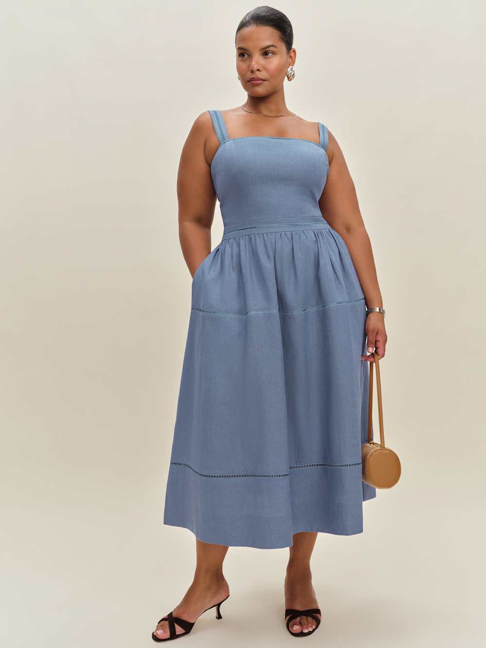 Everett Linen Dress Es