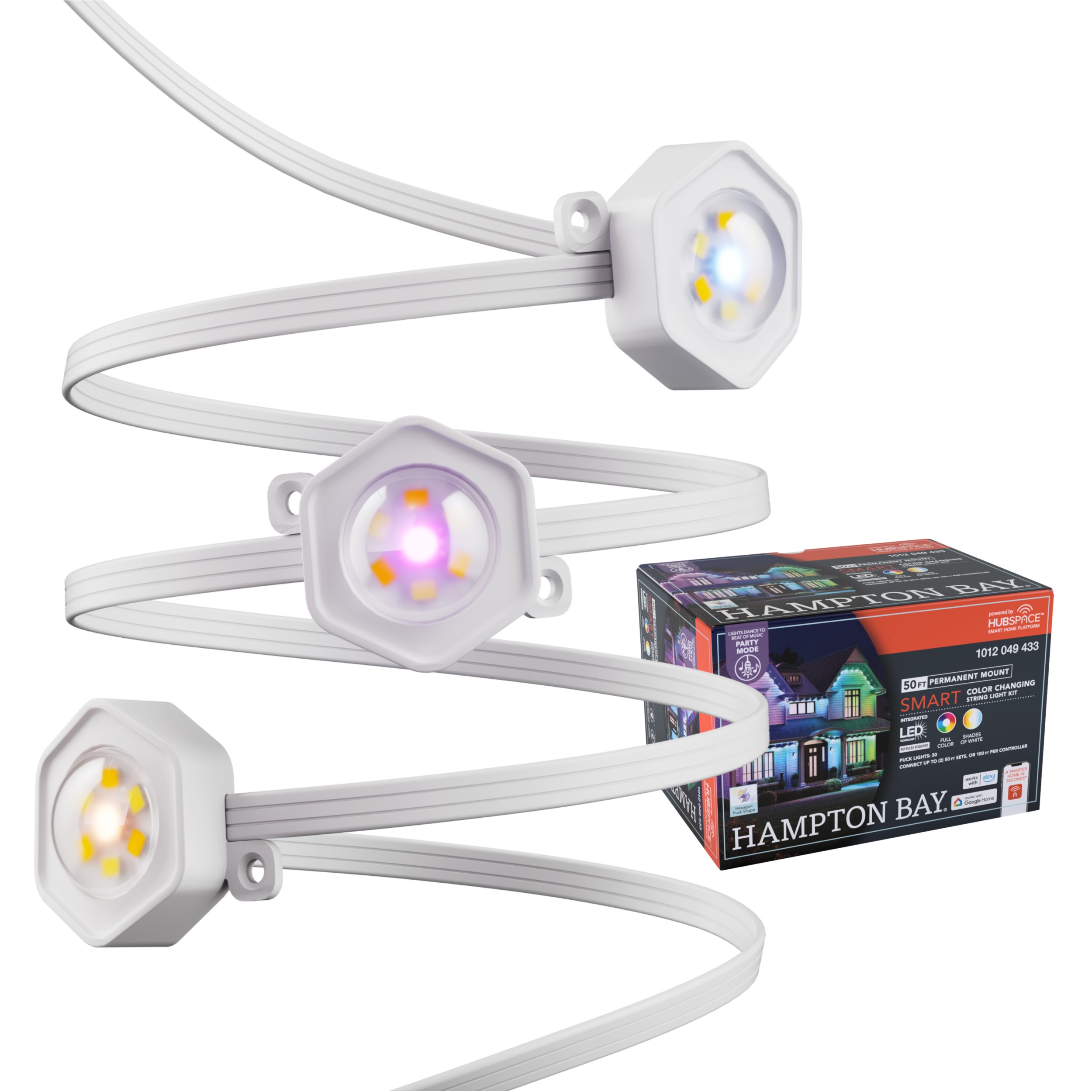 Hampton Bay Permanent Outdoor LED String Light
