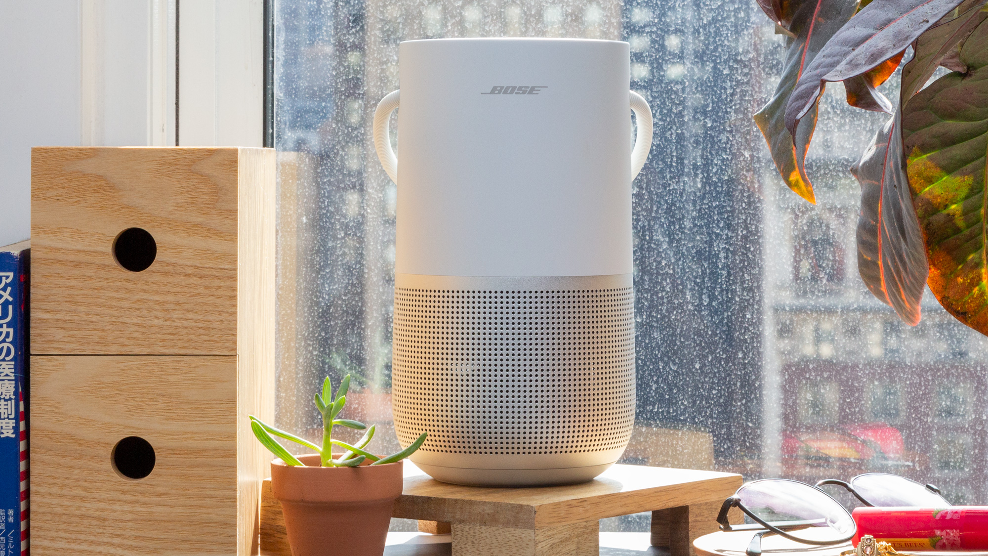 best google home speakers: Bose portable home speaker