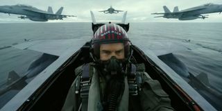Top Gun: Maverick Tom Cruise flies in formation