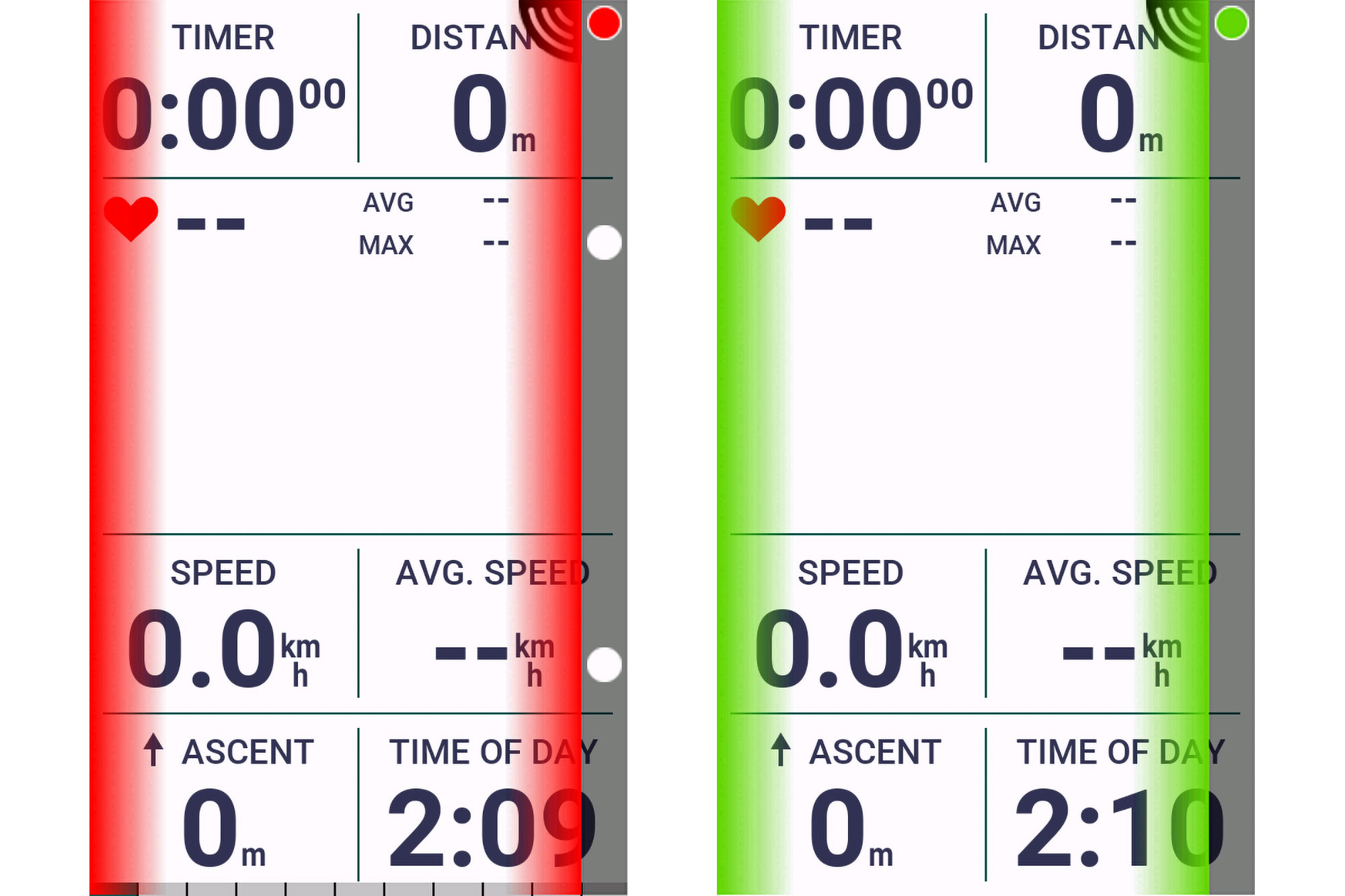 Lezyne Radar Drive Rear radar as displayed by a Garmin Edge 1050