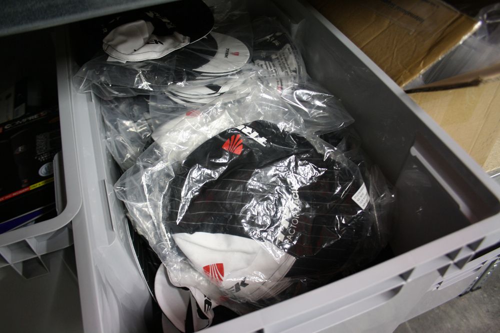Well stocked in team caps