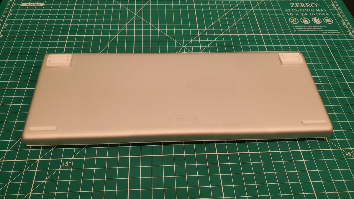 a white keyboard