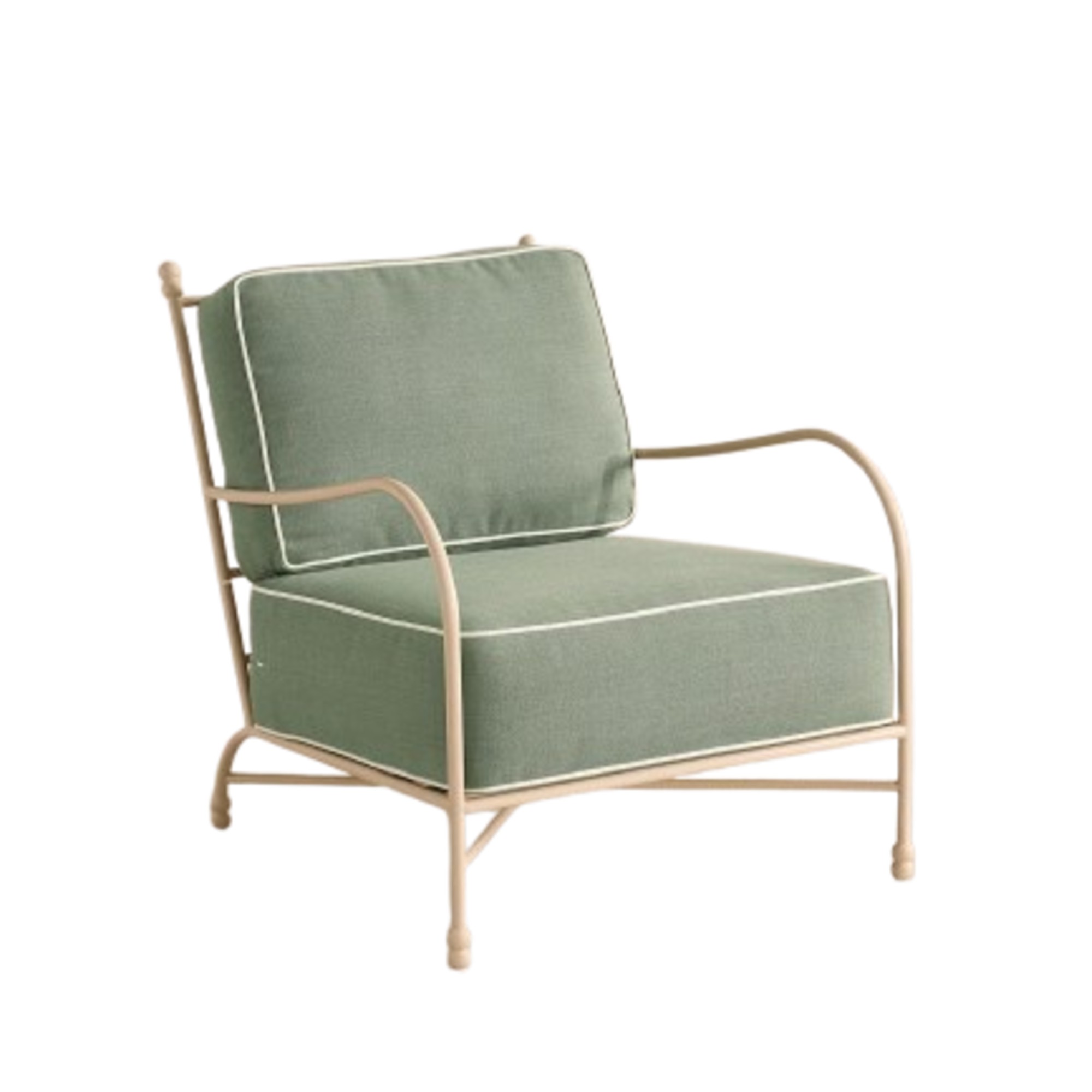 Soho Home Fawn Outdoor Armchair, Sage