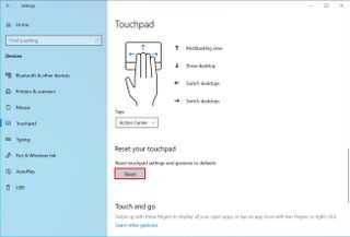 Reset your touchpad