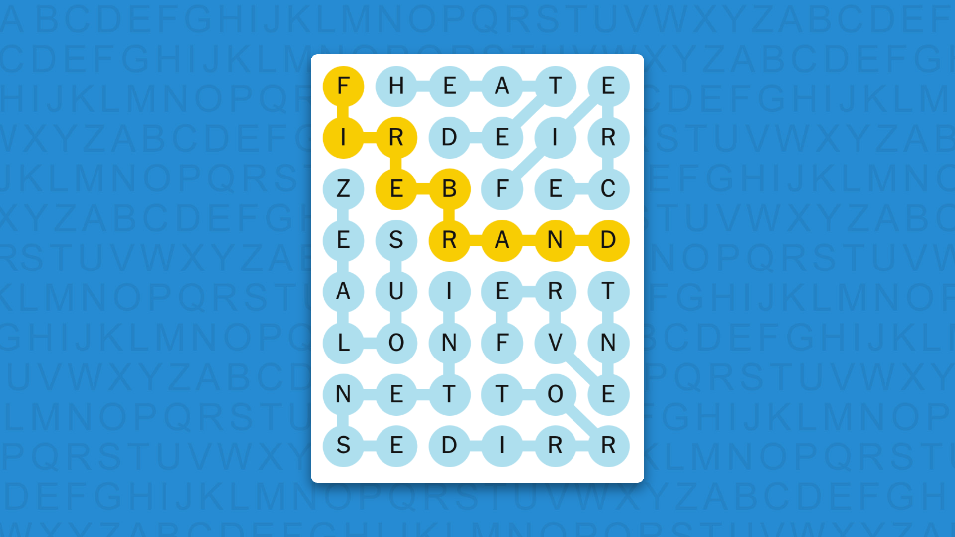 NYT Strands answers for game 893 on a blue background