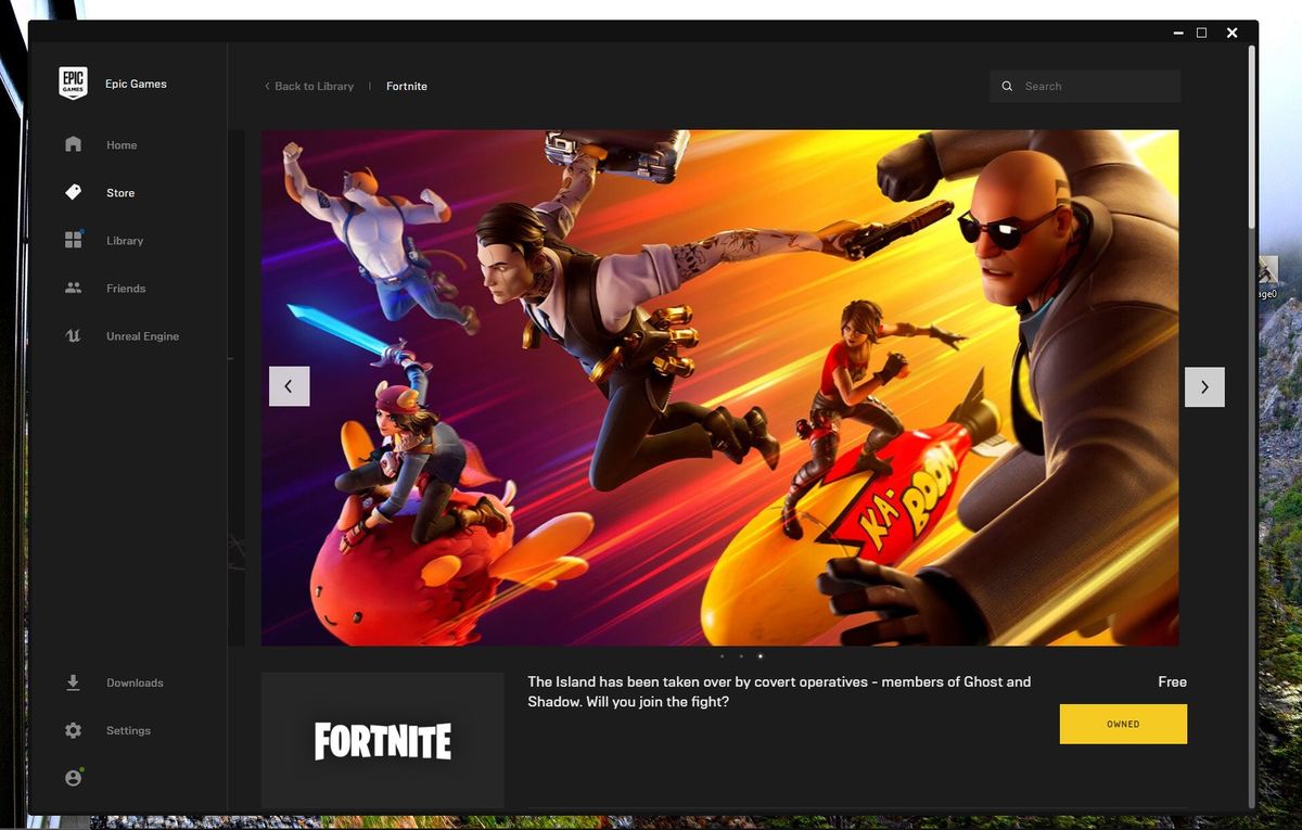 I login to epic games store and open fortnite, then I always get