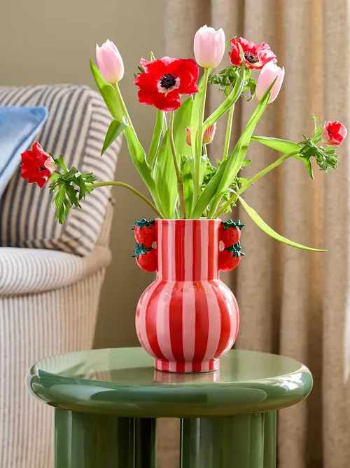 Striped Ceramic Vase&nbsp;