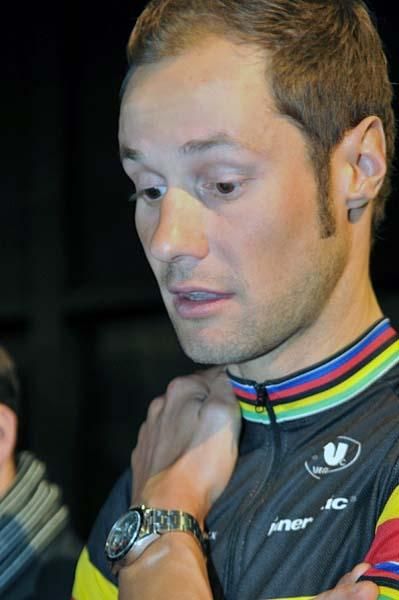 Tom Boonen at the Quick Step presentation