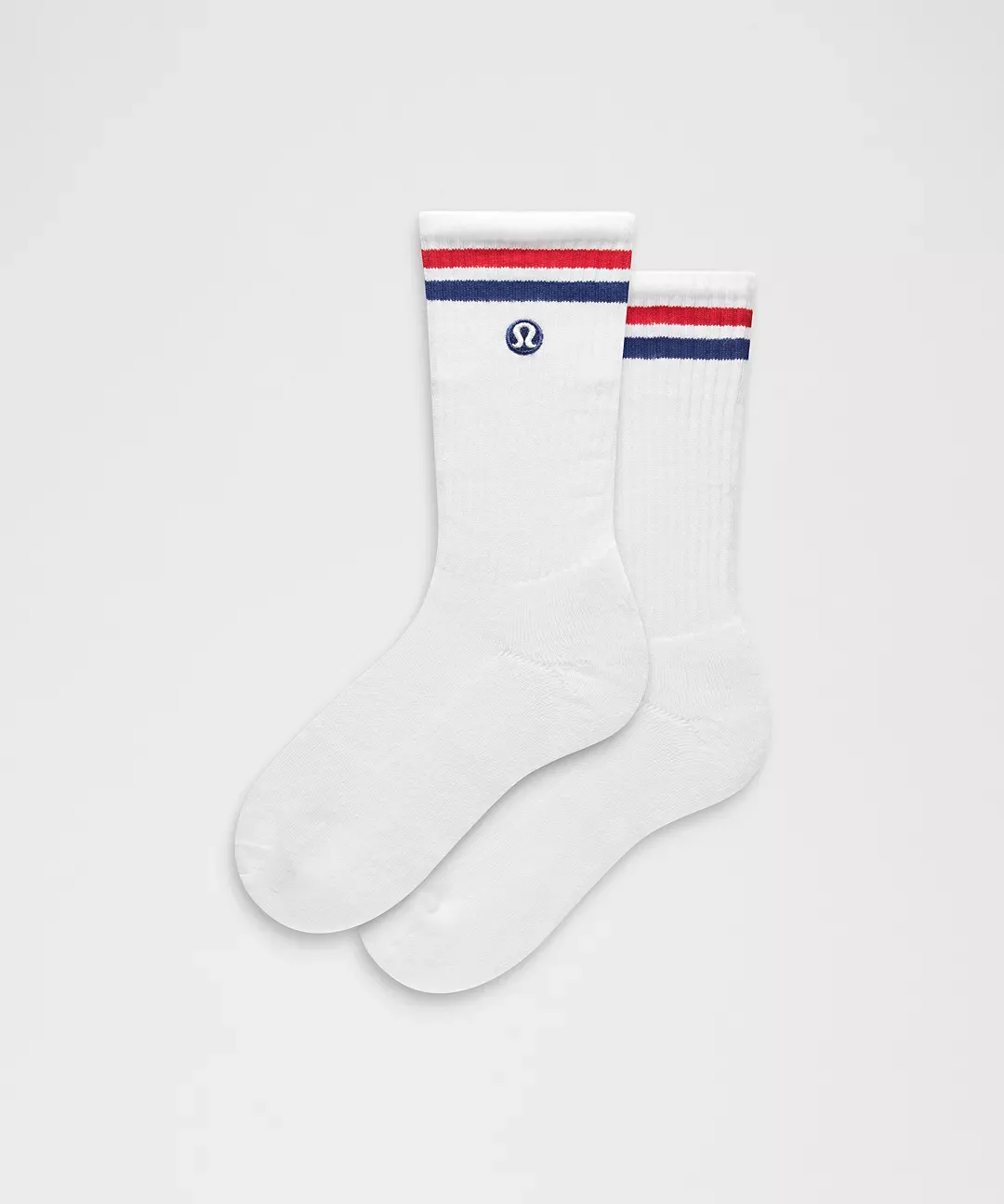 Lulelemon, Unisex Daily Essential Crew SocksStripe