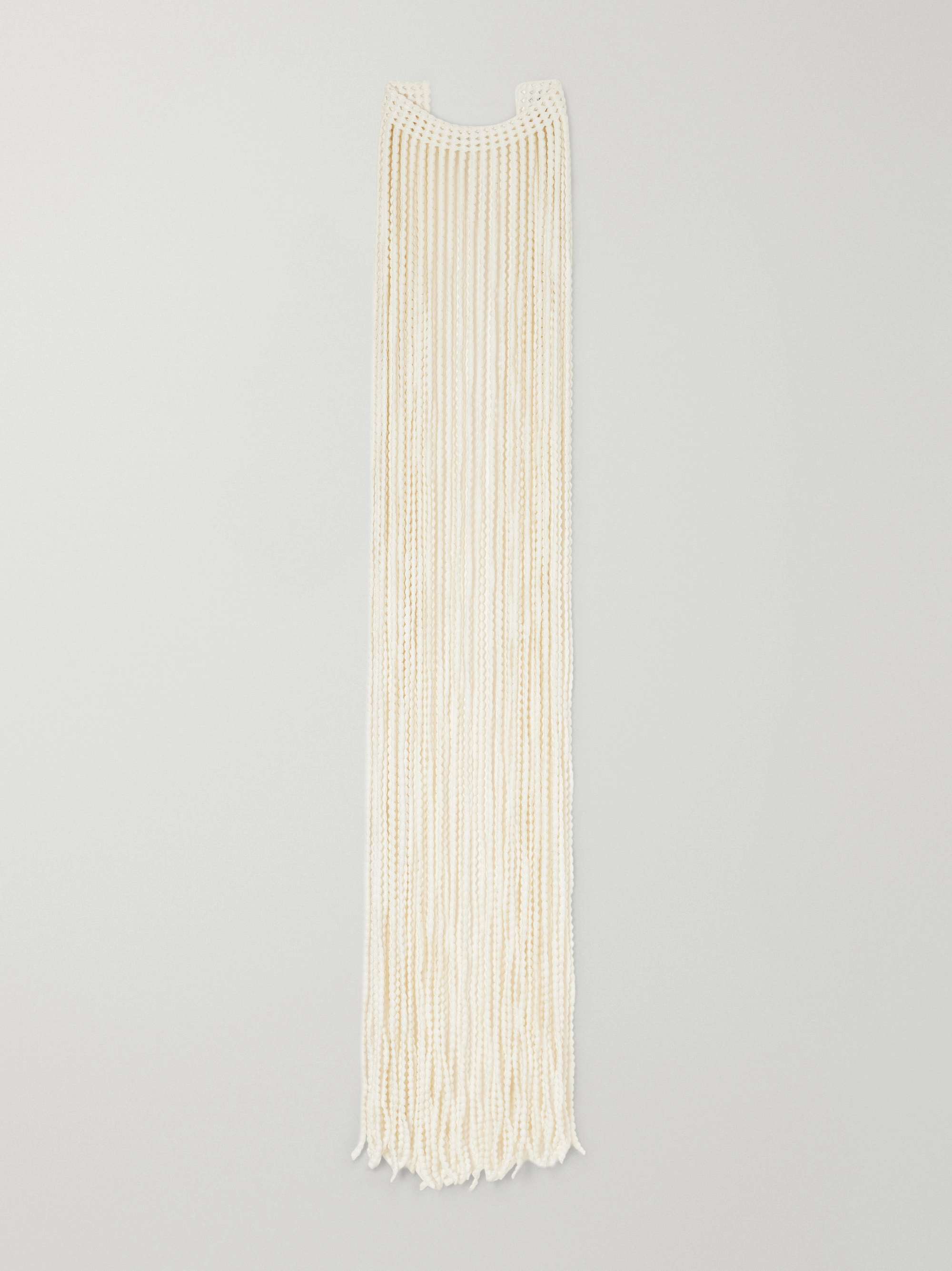 Ruffled Crocheted scarf