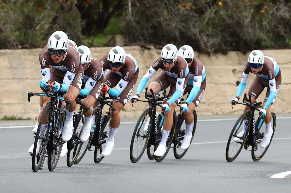AG2R La Mondiale put in a strong time to finish third