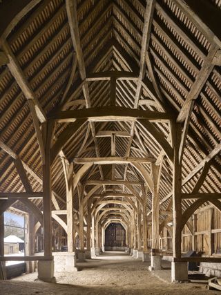 The Great Barn at Harmondsworth ©Will Pryce/Country Life Picture Library