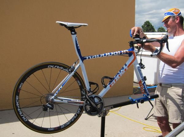 Rabobank riders have Giant's latest TCR Advanced SL machines for the USA Pro Cycling Challenge.