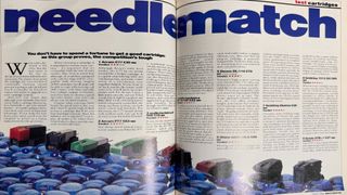 What Hi-Fi? March 1994 cartridge group test spread