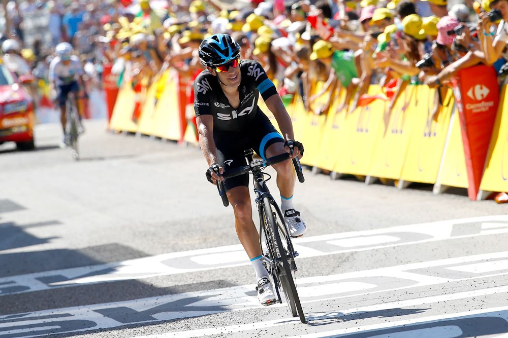 Richie Porte finished second.