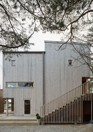 The project's exterior -Villa Moelven