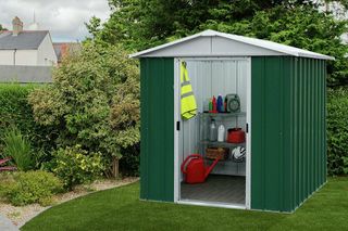 best metal garden shed: Yardmaster metal storage garden shed