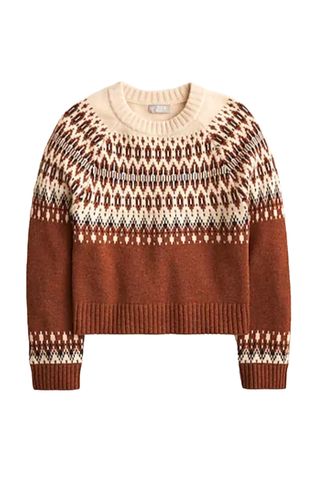 Cashmere Diamond Fair Isle Sweater