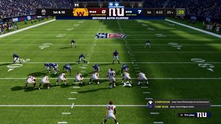 Madden NFL 22 Giants defense on field
