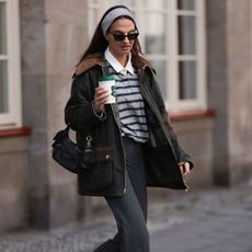 An image of the country jacket trend.