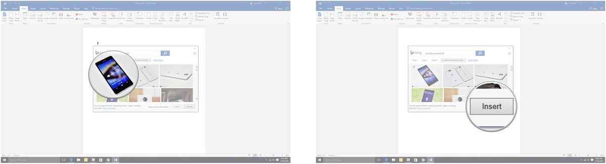 How to use Bing images within Office and Edge on Windows 10 PC ...