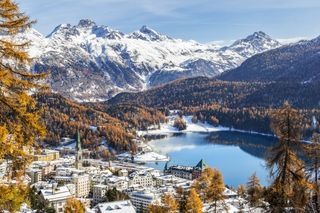 places celebs vacation St. Moritz, Switzerland
